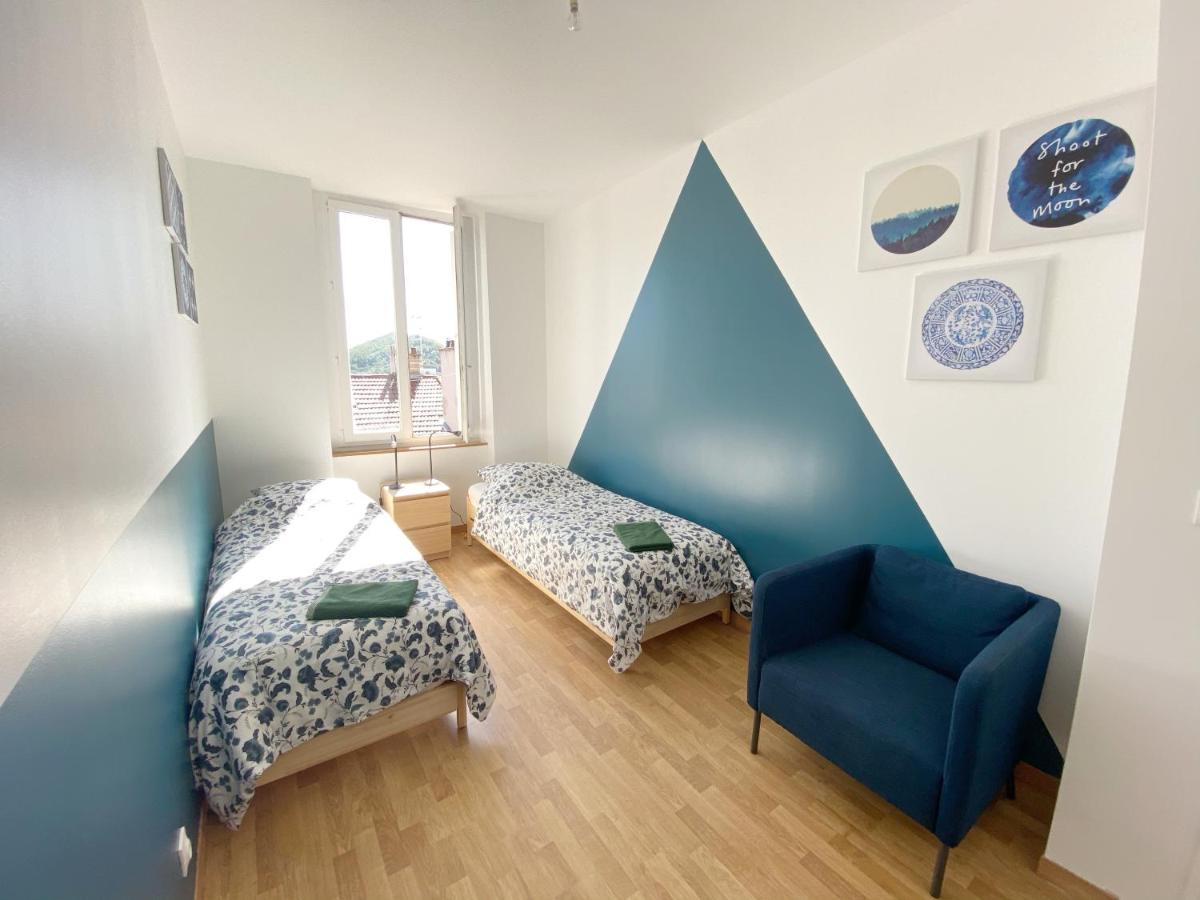 22 Chic & Cosy Grand Appart 92M2 Parking Gratuit Hypercentre Netflix サン・テティエンヌ エクステリア 写真