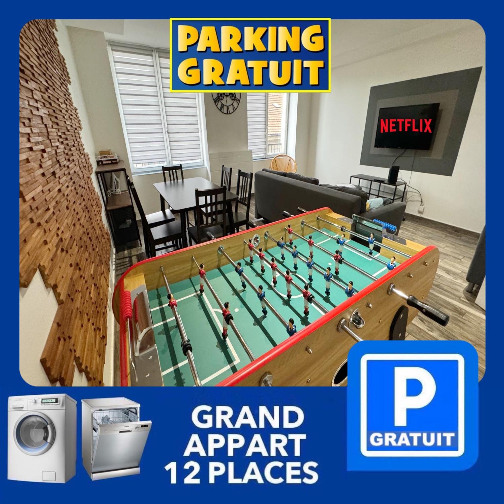 22 Chic & Cosy Grand Appart 92M2 Parking Gratuit Hypercentre Netflix サン・テティエンヌ エクステリア 写真